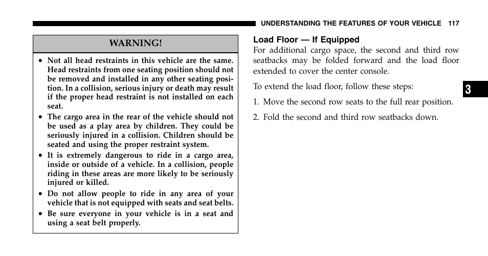Chrysler 2006 Pacifica User Manual | Page 117 / 440