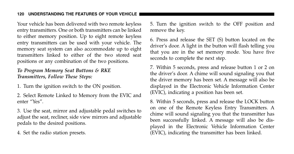 Chrysler 2006 Pacifica User Manual | Page 120 / 440