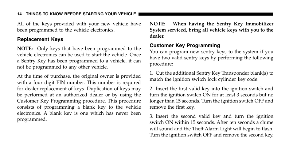 Chrysler 2006 Pacifica User Manual | Page 14 / 440