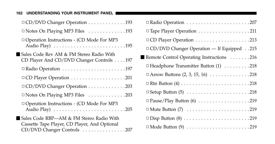 Chrysler 2006 Pacifica User Manual | Page 162 / 440