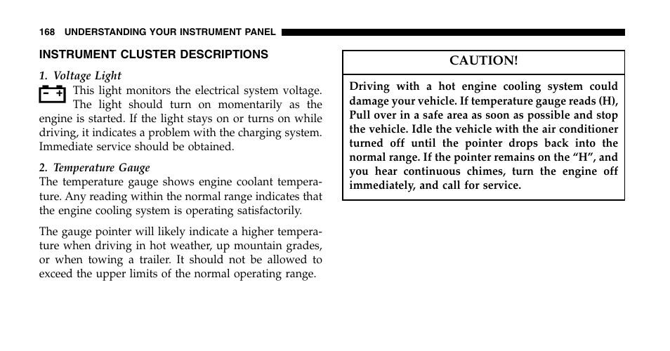 Chrysler 2006 Pacifica User Manual | Page 168 / 440