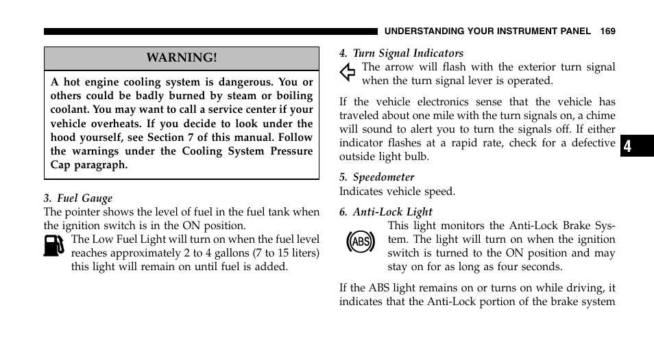 Chrysler 2006 Pacifica User Manual | Page 169 / 440