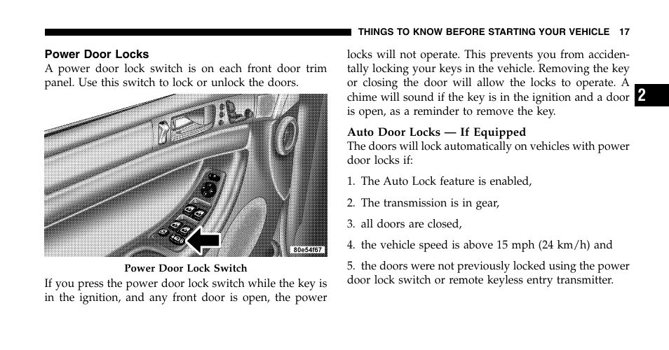 Chrysler 2006 Pacifica User Manual | Page 17 / 440