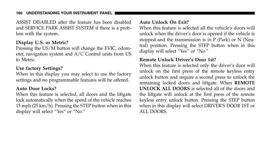 Chrysler 2006 Pacifica User Manual | Page 180 / 440