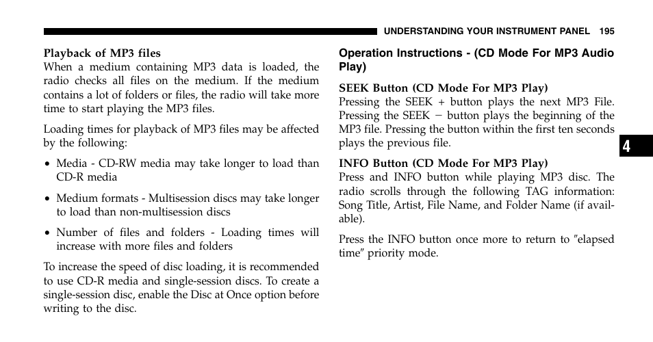 Chrysler 2006 Pacifica User Manual | Page 195 / 440
