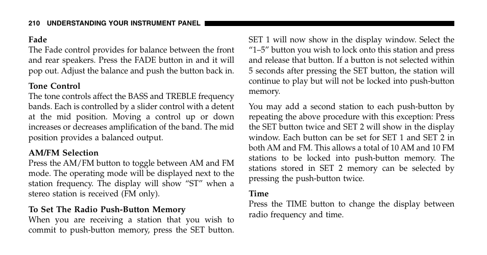 Chrysler 2006 Pacifica User Manual | Page 210 / 440