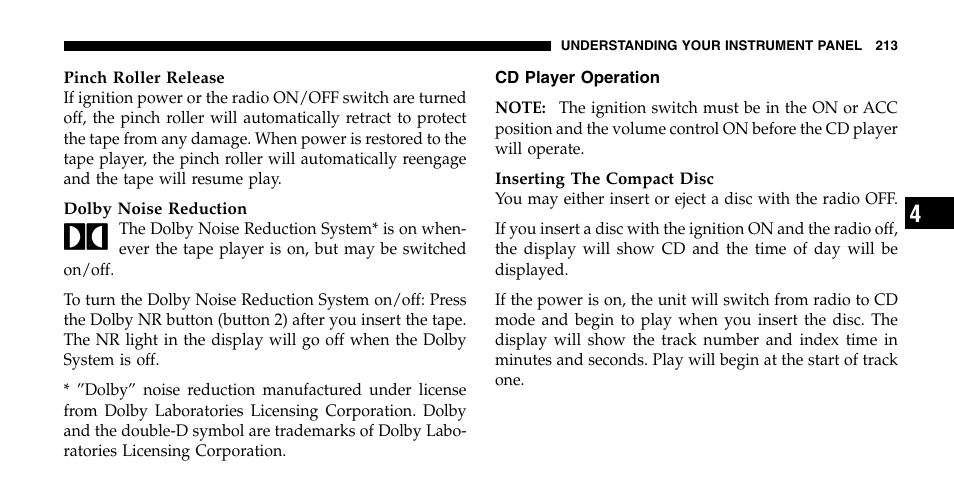 Chrysler 2006 Pacifica User Manual | Page 213 / 440