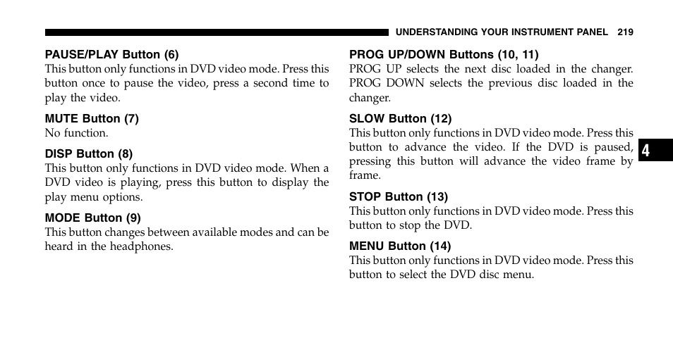Chrysler 2006 Pacifica User Manual | Page 219 / 440