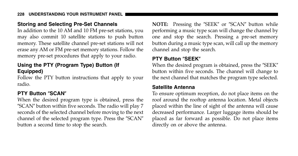 Chrysler 2006 Pacifica User Manual | Page 228 / 440