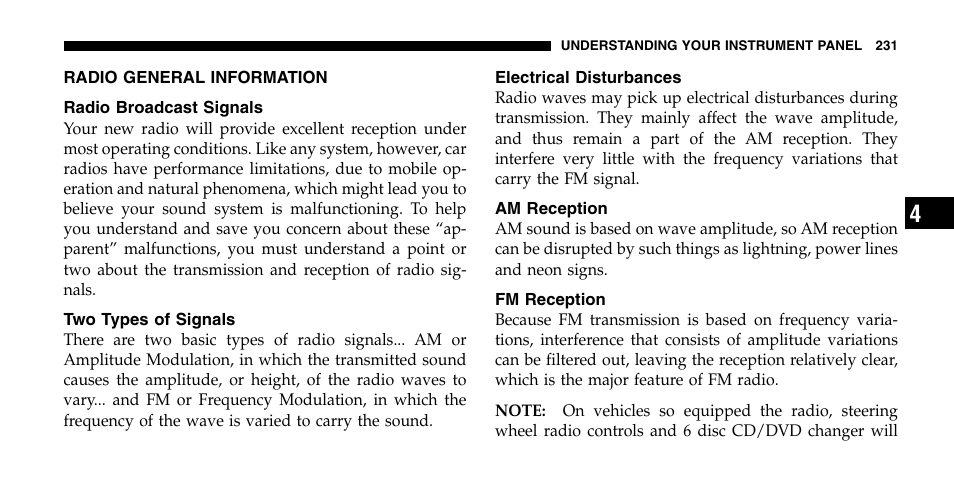 Chrysler 2006 Pacifica User Manual | Page 231 / 440