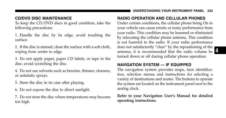 Chrysler 2006 Pacifica User Manual | Page 233 / 440