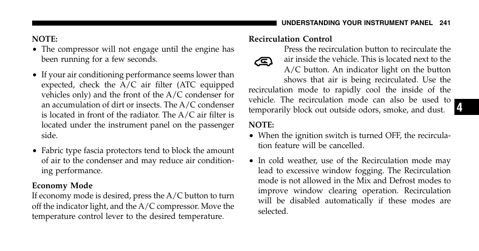 Chrysler 2006 Pacifica User Manual | Page 241 / 440