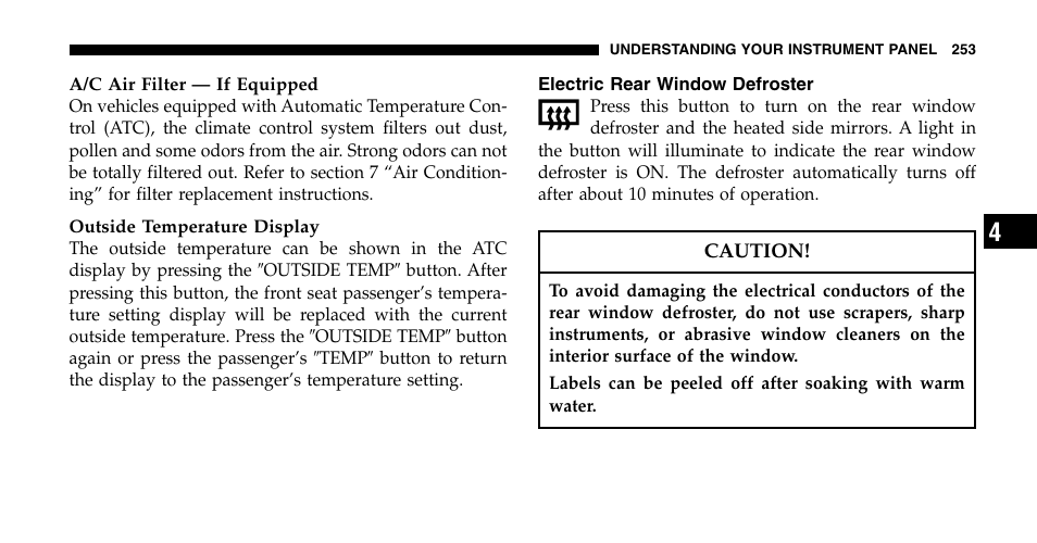 Chrysler 2006 Pacifica User Manual | Page 253 / 440
