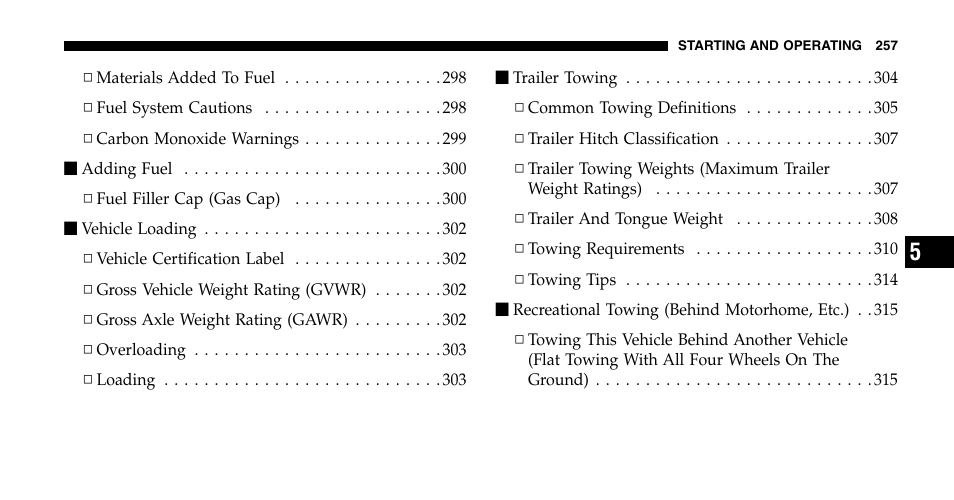 Chrysler 2006 Pacifica User Manual | Page 257 / 440