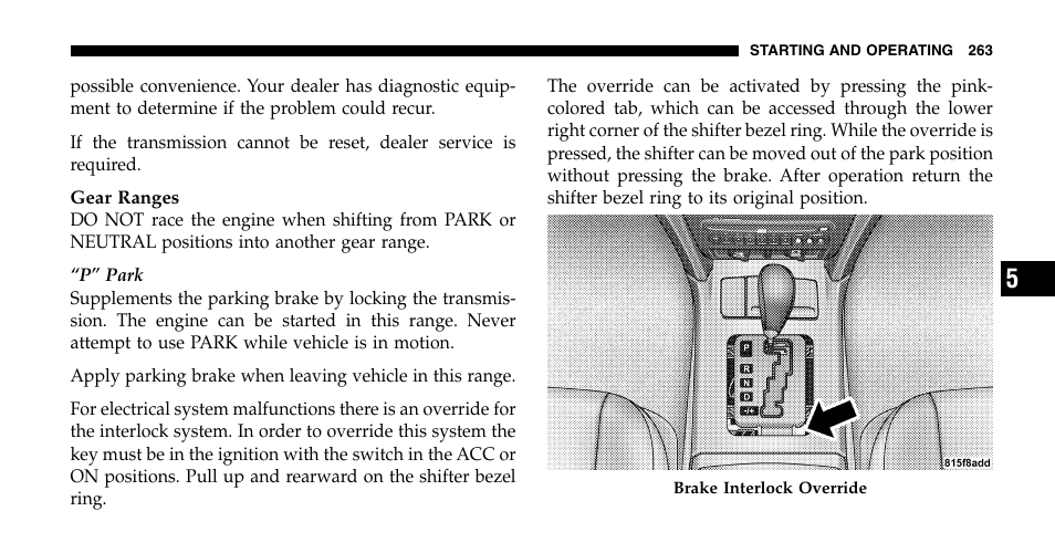 Chrysler 2006 Pacifica User Manual | Page 263 / 440
