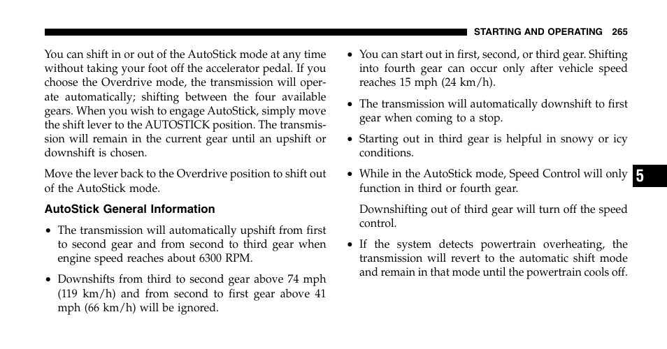 Chrysler 2006 Pacifica User Manual | Page 265 / 440