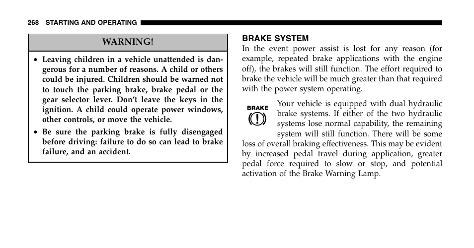 Chrysler 2006 Pacifica User Manual | Page 268 / 440