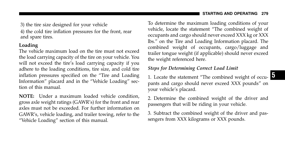 Chrysler 2006 Pacifica User Manual | Page 279 / 440