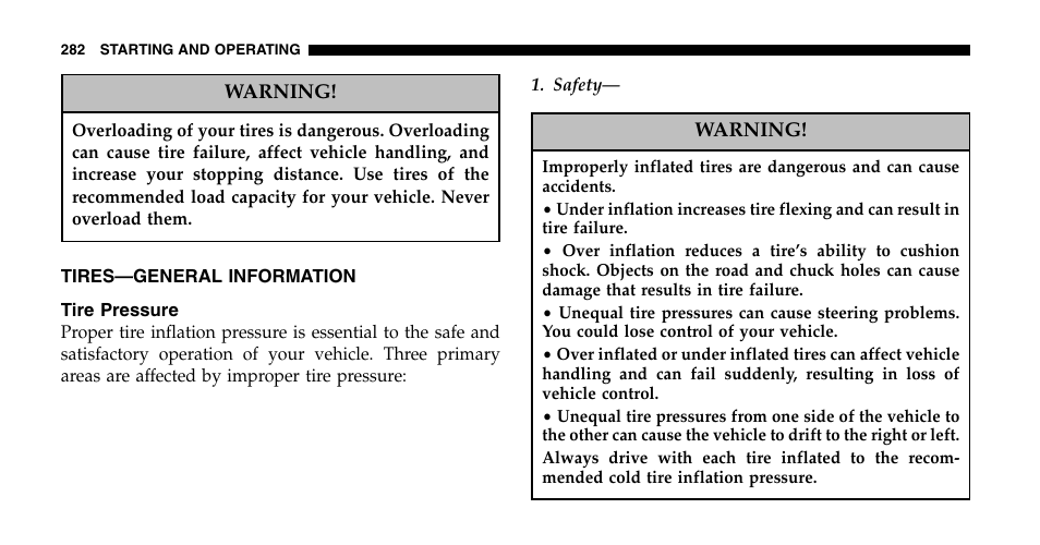 Chrysler 2006 Pacifica User Manual | Page 282 / 440