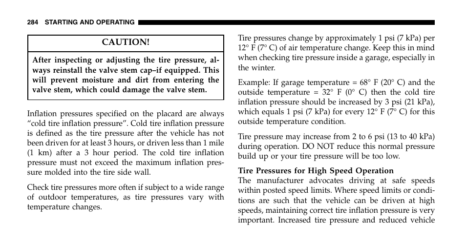 Chrysler 2006 Pacifica User Manual | Page 284 / 440