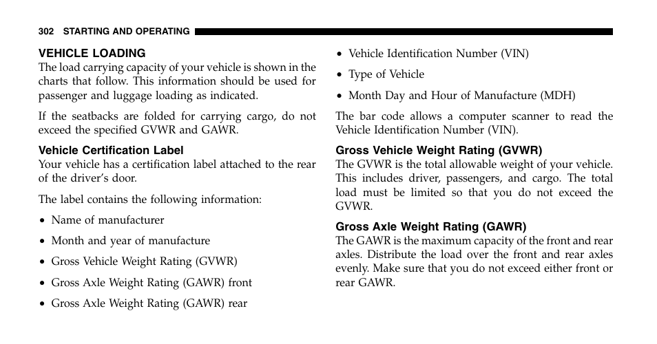 Chrysler 2006 Pacifica User Manual | Page 302 / 440