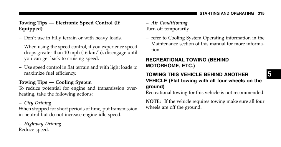 Chrysler 2006 Pacifica User Manual | Page 315 / 440