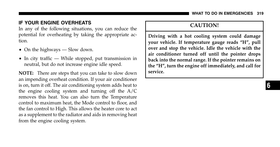 Chrysler 2006 Pacifica User Manual | Page 319 / 440