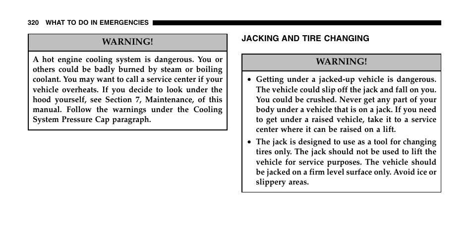Chrysler 2006 Pacifica User Manual | Page 320 / 440