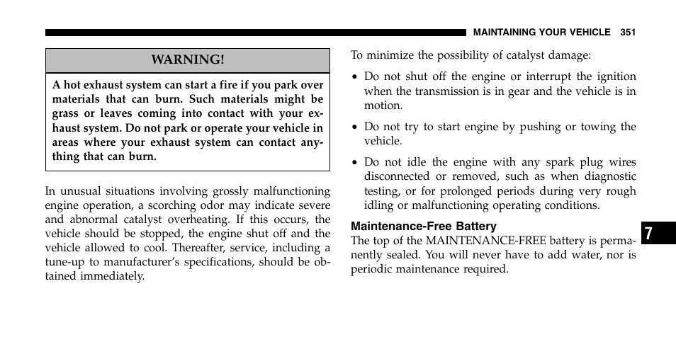 Chrysler 2006 Pacifica User Manual | Page 351 / 440
