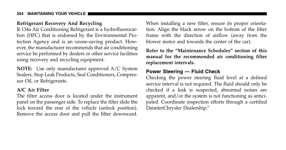 Chrysler 2006 Pacifica User Manual | Page 354 / 440