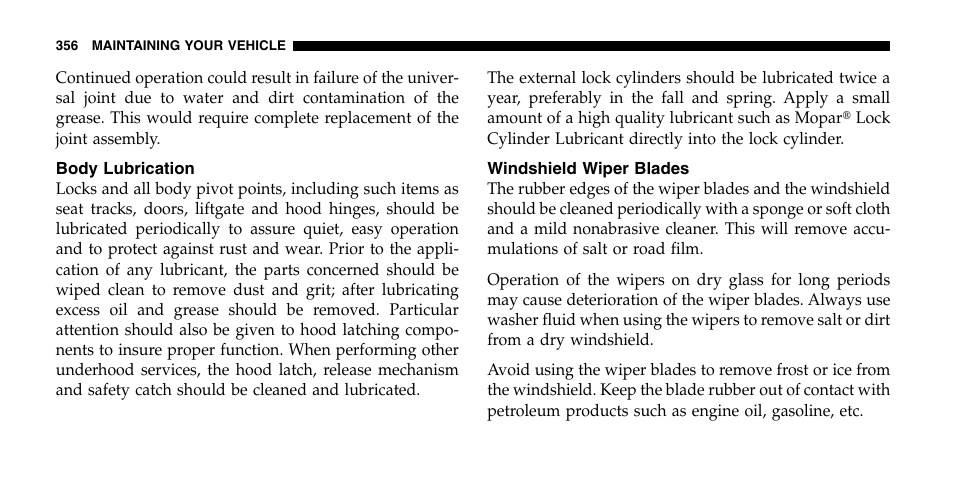 Chrysler 2006 Pacifica User Manual | Page 356 / 440
