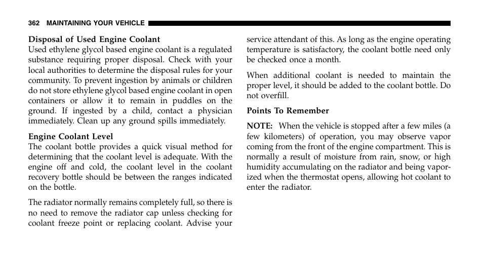 Chrysler 2006 Pacifica User Manual | Page 362 / 440