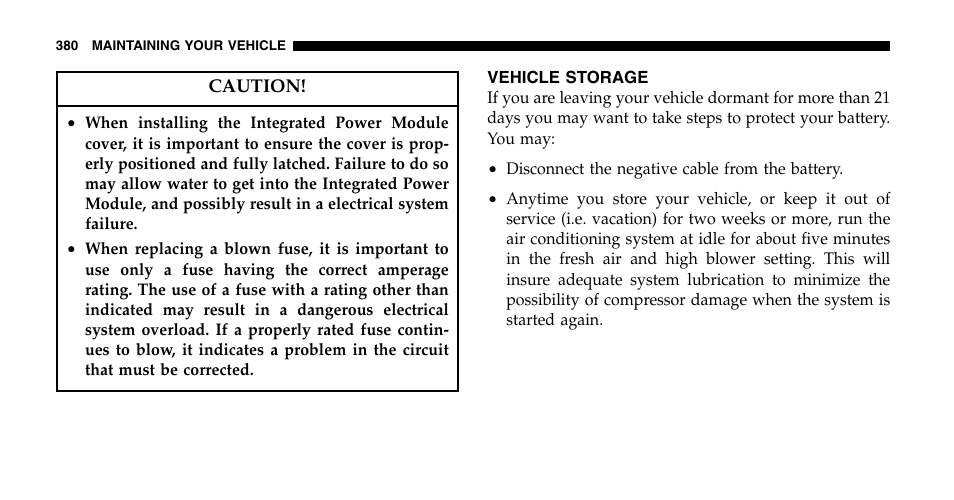 Chrysler 2006 Pacifica User Manual | Page 380 / 440