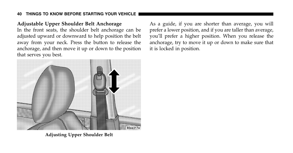 Chrysler 2006 Pacifica User Manual | Page 40 / 440
