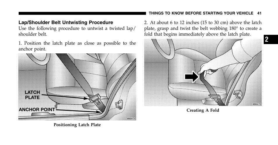 Chrysler 2006 Pacifica User Manual | Page 41 / 440