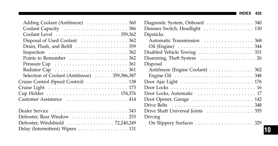 Chrysler 2006 Pacifica User Manual | Page 425 / 440