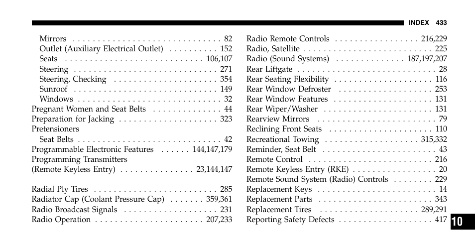 Chrysler 2006 Pacifica User Manual | Page 433 / 440