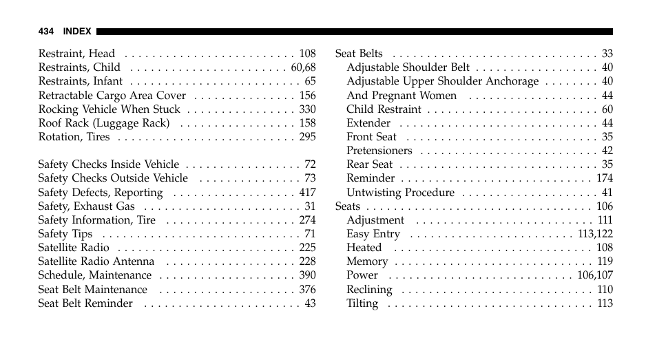 Chrysler 2006 Pacifica User Manual | Page 434 / 440