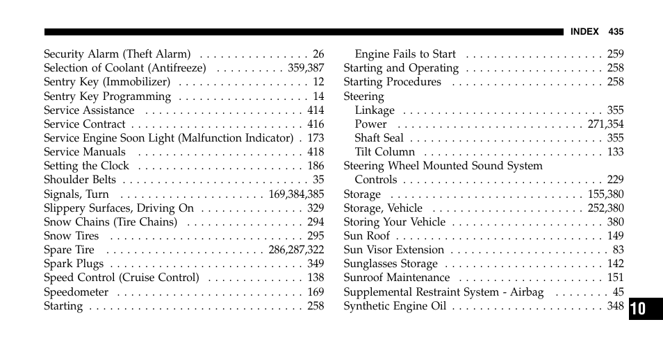 Chrysler 2006 Pacifica User Manual | Page 435 / 440
