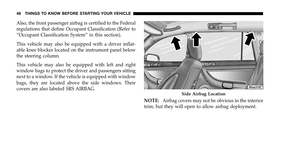 Chrysler 2006 Pacifica User Manual | Page 46 / 440