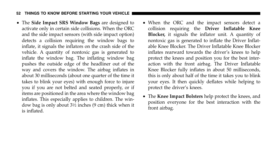 Chrysler 2006 Pacifica User Manual | Page 52 / 440