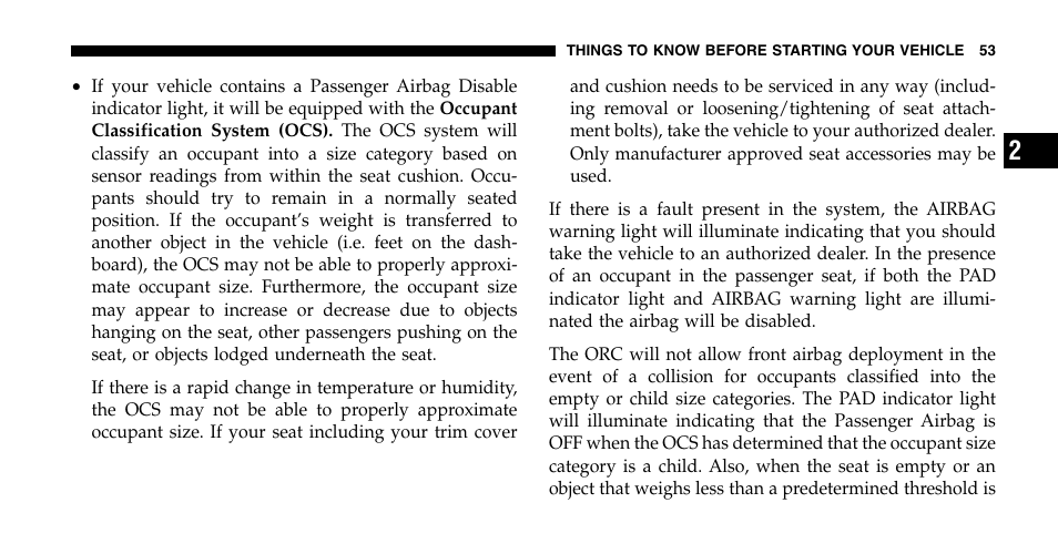 Chrysler 2006 Pacifica User Manual | Page 53 / 440