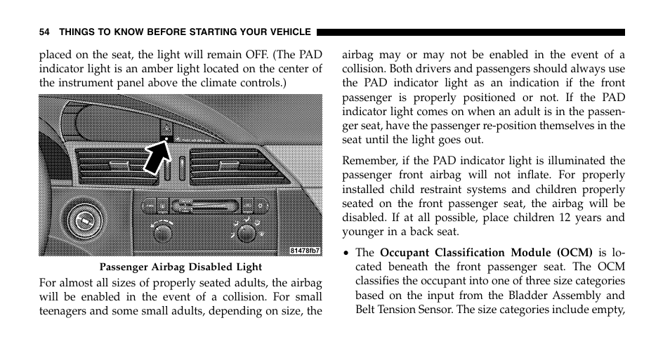 Chrysler 2006 Pacifica User Manual | Page 54 / 440