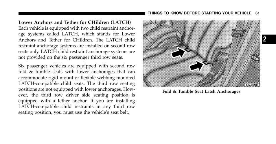 Chrysler 2006 Pacifica User Manual | Page 61 / 440