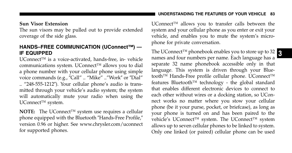 Chrysler 2006 Pacifica User Manual | Page 83 / 440