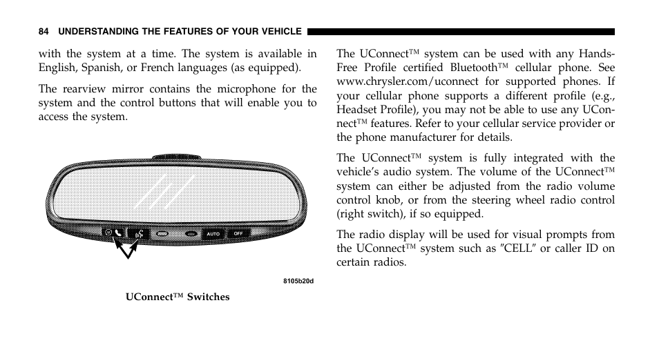 Chrysler 2006 Pacifica User Manual | Page 84 / 440