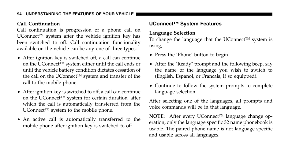 Chrysler 2006 Pacifica User Manual | Page 94 / 440