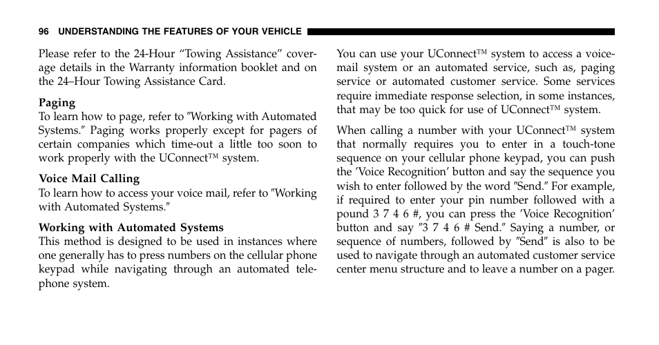 Chrysler 2006 Pacifica User Manual | Page 96 / 440