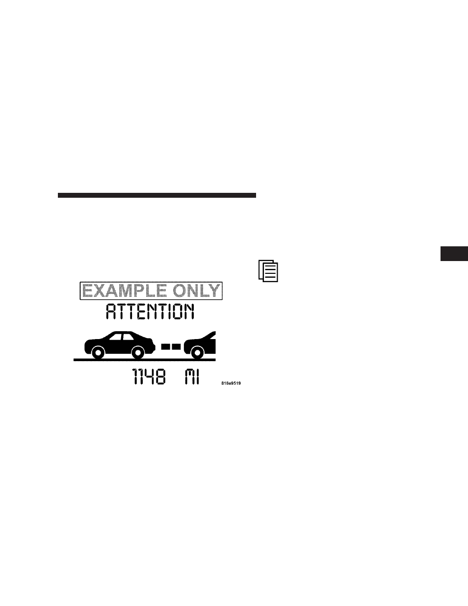 Adaptive cruise control (acc) menu | Chrysler 2007 300 User Manual | Page 129 / 432