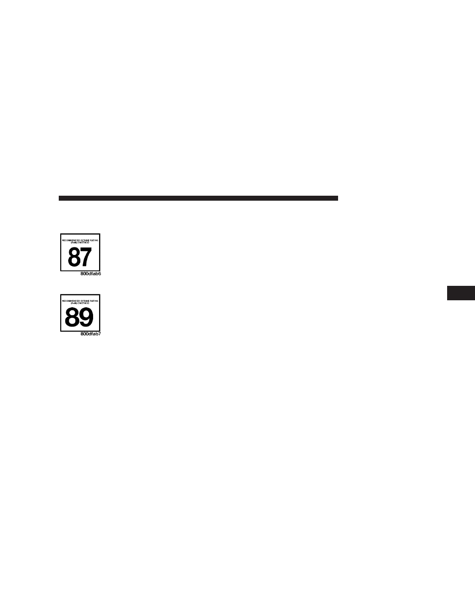 Fuel requirements, 7l engine, 5l and 5.7l engines | Chrysler 2007 300 User Manual | Page 289 / 432